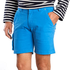 Canvas Bermuda shorts man